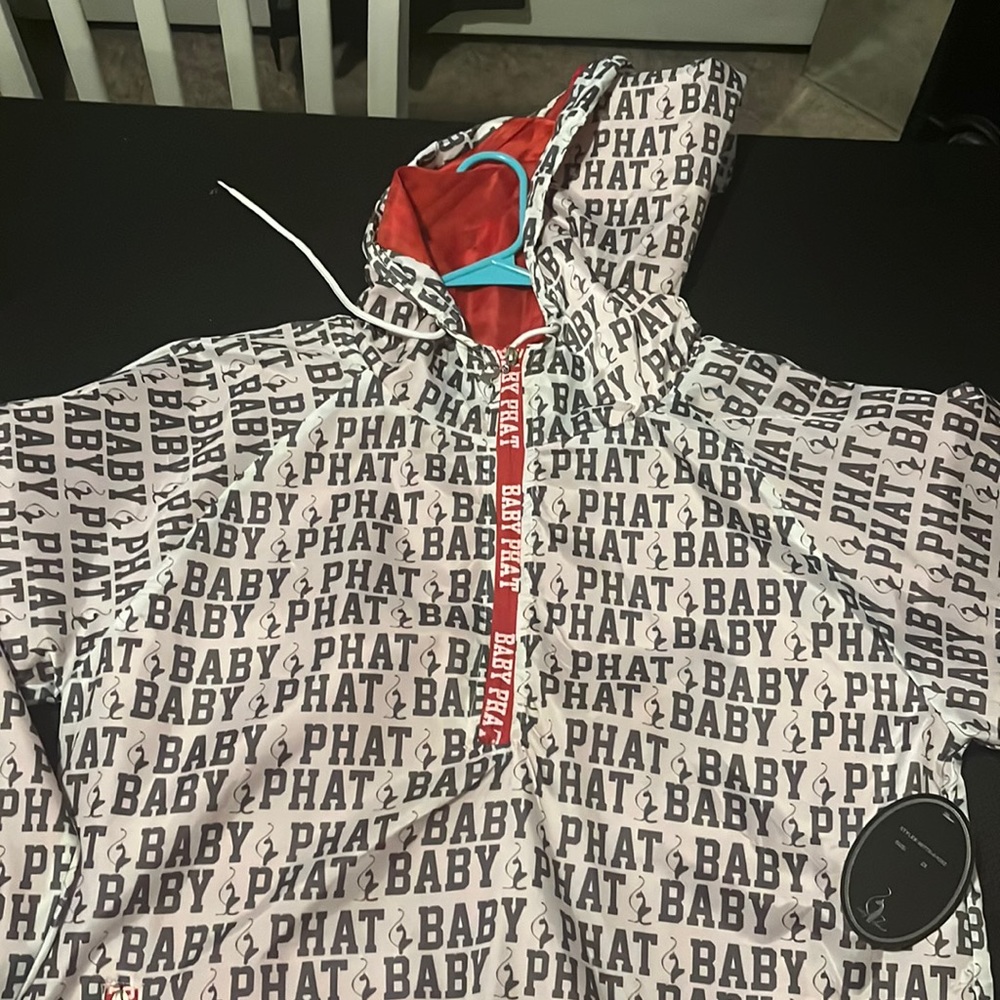 A hooded baby phat Pull over
